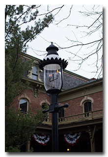 A gas lamp -- click to enlarge