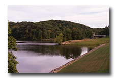 A view of Burr Oak Lake -- click to enlarge