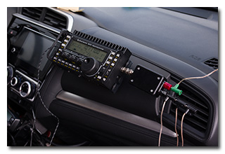 The dash-mounted KX3 -- click to enlarge