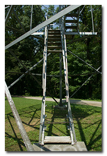 The firetower, sans steps -- click to enlarge