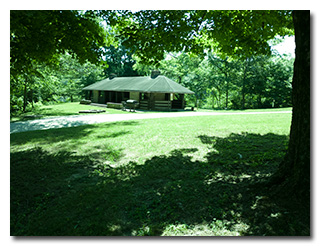 The picnic shelter