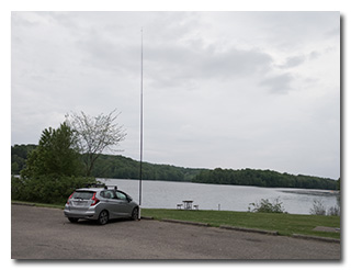 Eric's mast and antenna