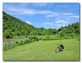 Eric's mast and antenna