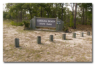 the park sign