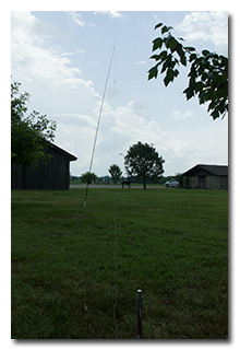 Eric's ad hoc 35' EFRW antenna