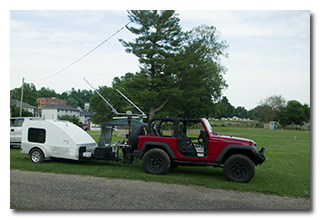 The Jeep-portable satellite station