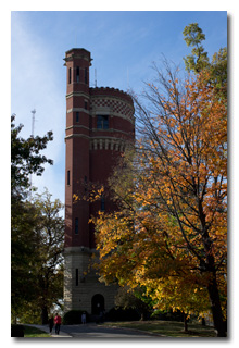 The former water tower -- click to enlarge