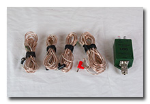 end-fed random wire antenna + LDG 4:1 unun