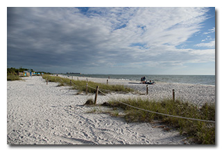 The beach at Lovers Key State Park -- click to enlarge