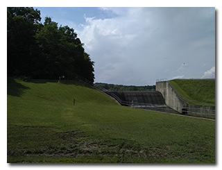 The spillway -- click to enlarge