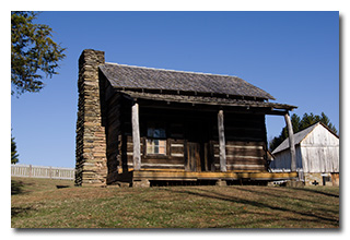 The Watters Smith log cabin
