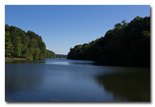 A view of Belmont Lake
