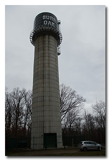 Eric's station under the water tower -- click to enlarge