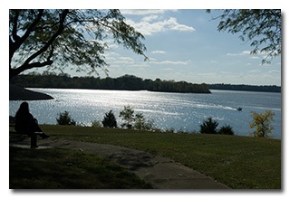 A view of Deer Creek Lake