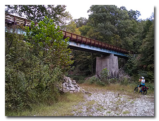 The former Gallia County SR160 Bridge