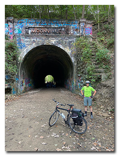 Paul at Moonville Tunnel