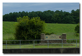 The park sign