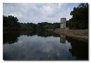 A view of Paint Creek Lake