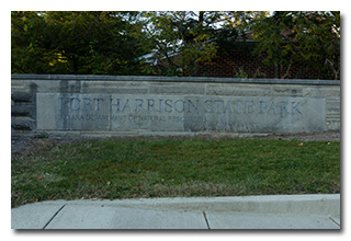 Fort Harrison State Park sign