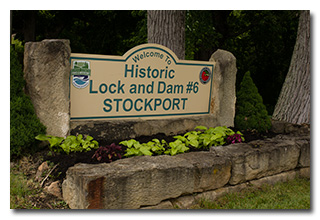 The sign at Lock #6 -- click to enlarge