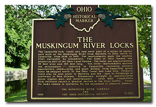The Ohio Historical Marker -- click to enlarge