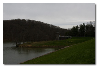 A view of Burr Oak Lake--click to enlarge