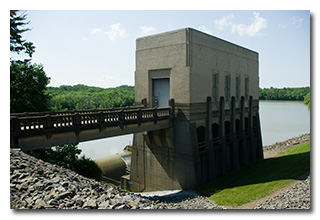 The 1936 Beach City Dam -- click to enlarge