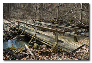A bridge on the Oak Ridge Trail