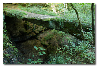 The natural rock bridge