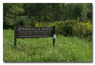 The state nature preserve sign -- click to enlarge