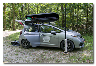 The car-supported mast