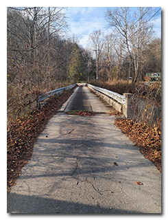 a single-lane bridge
