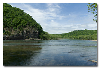rapids at Foster Falls