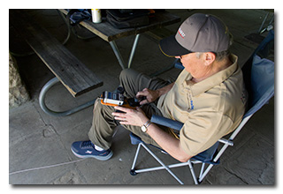 Alan operates