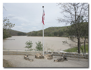 The new Lake Hope overlook