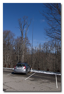 Eric's mast and antenna