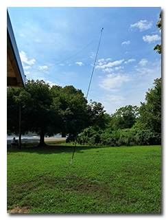 Eric's mast and antenna