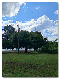 Eric's mast and antenna