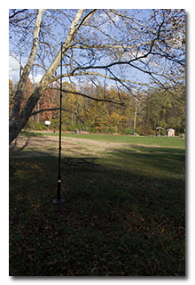 Miles's mast and antenna