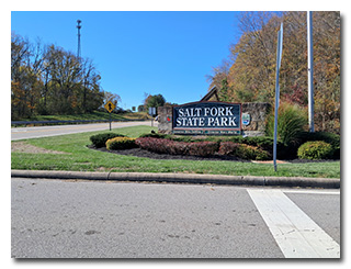 Salt Fork State Park Sign