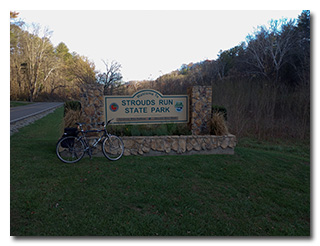 The state park sign