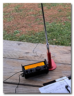 AX1 supported in Tufteln AX1 Antenna Stand
