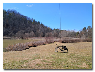 Eric's mast and antenna
