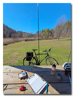 Eric's mast and antenna