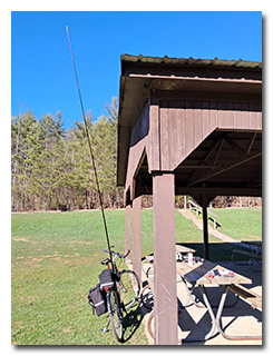 Eric's mast and antenna