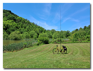 Eric's mast and antenna