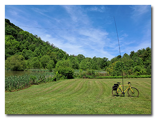 Eric's mast and antenna