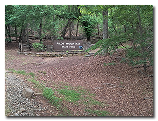 the park sign