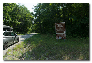 The Fleming WMA sign