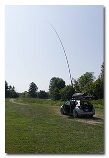 The car-supported mast